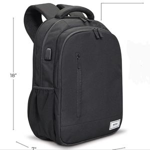 NWT. Laptop Backpack. Solo New York Re:Define Backpack- Black Brand New